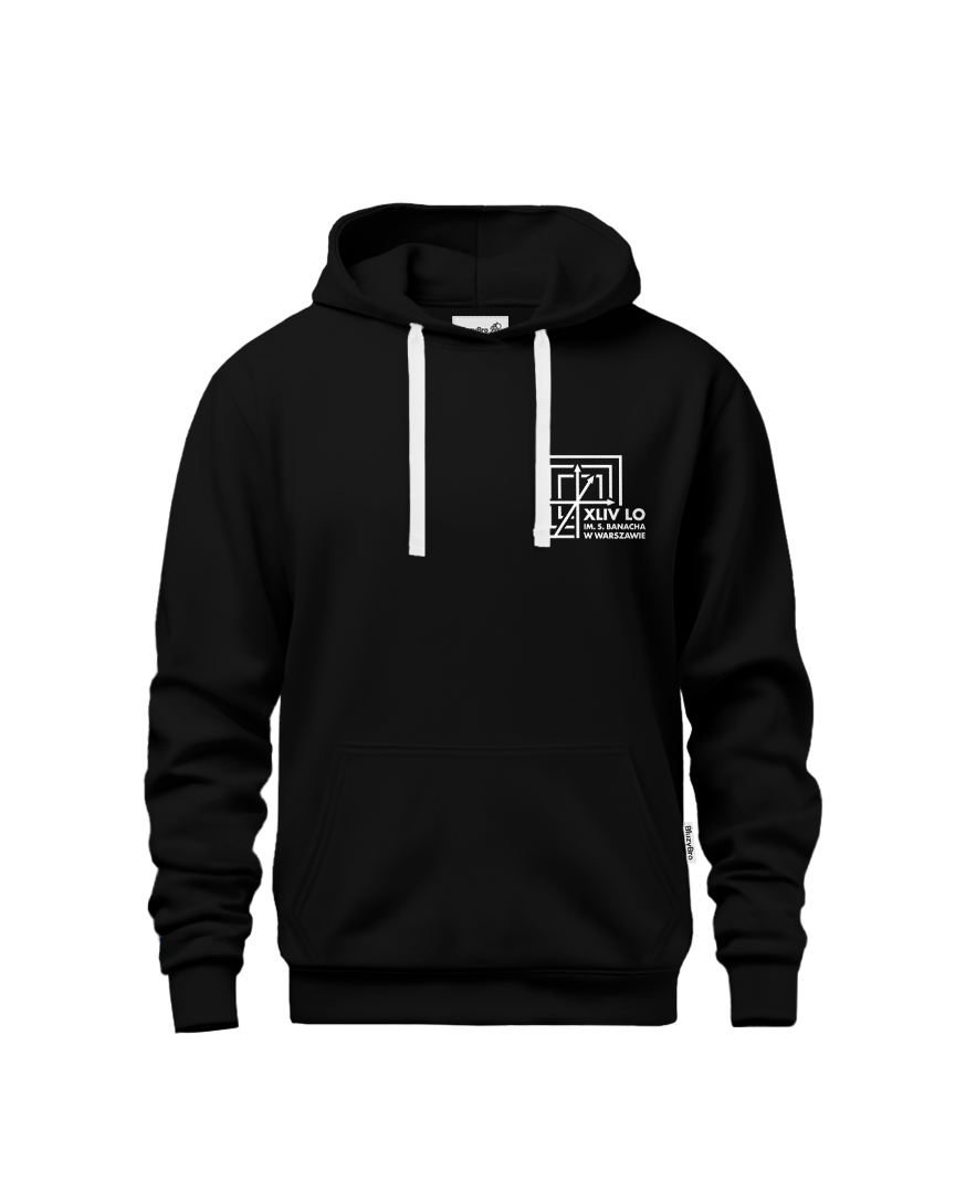 Bluza z kapturem XLIV LO w Warszawie