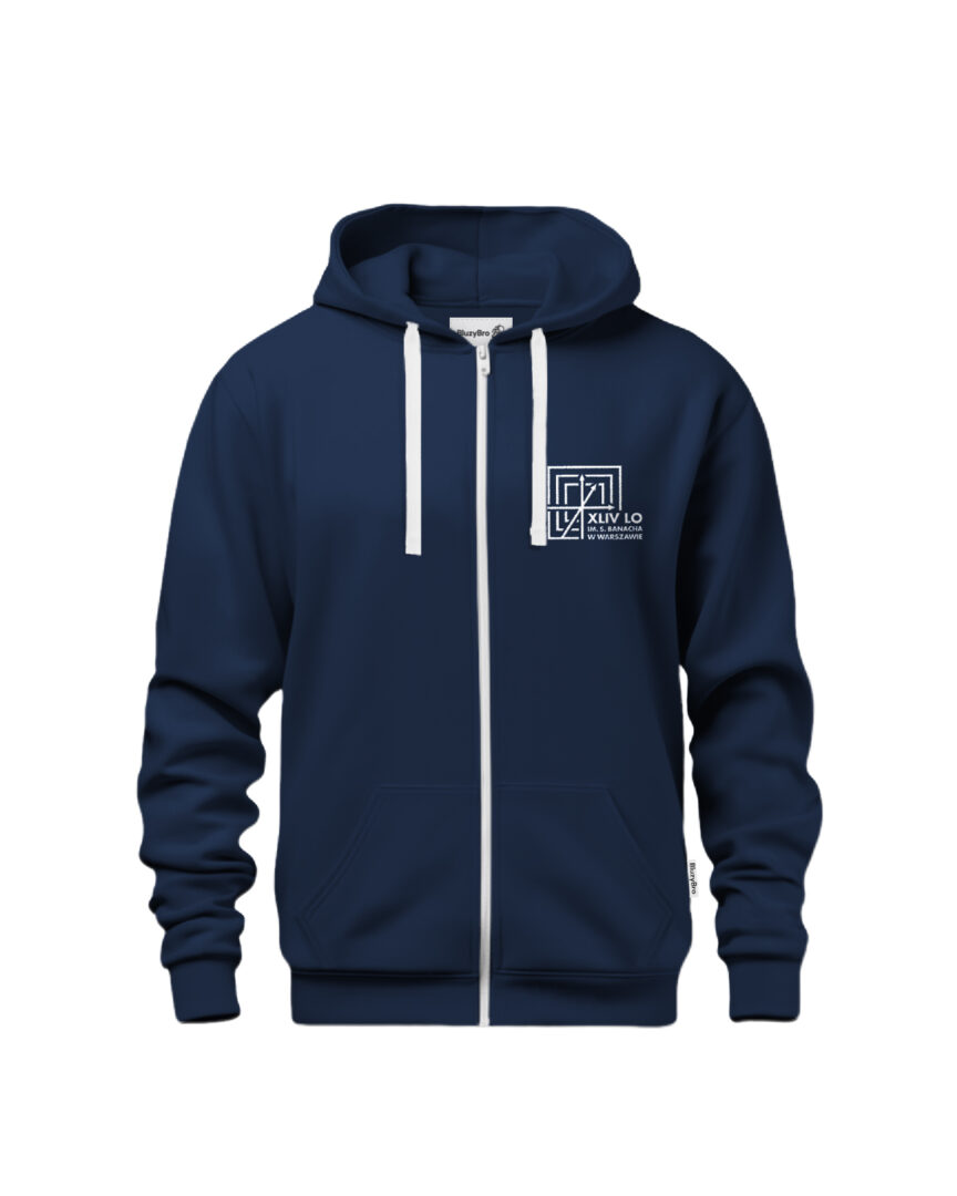 Bluza rozsuwana XLIV LO w Warszawie