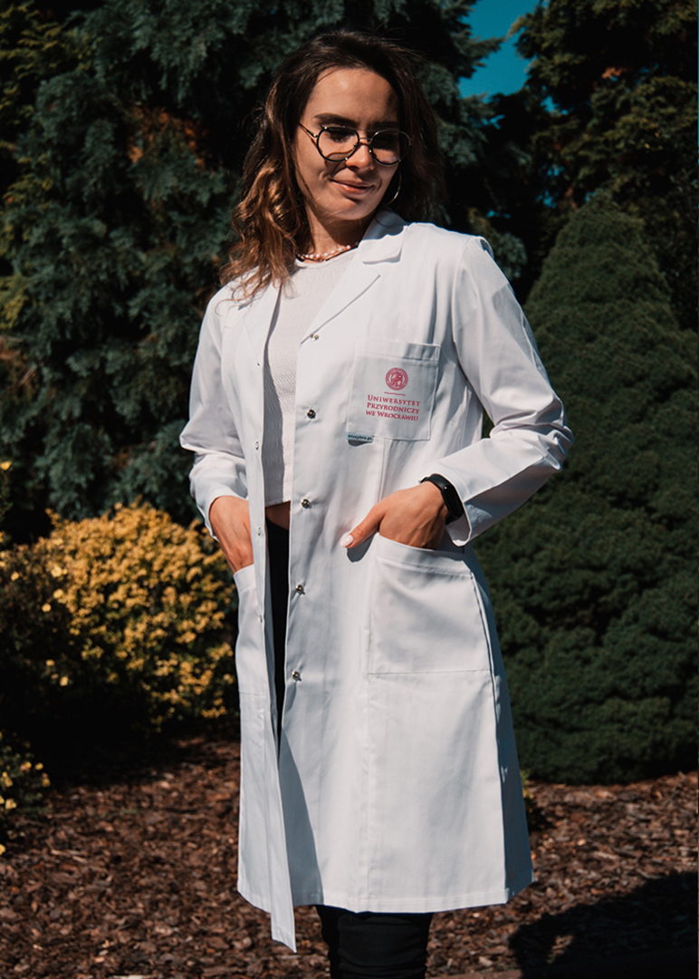 Fartuch laboratoryjny UPWr