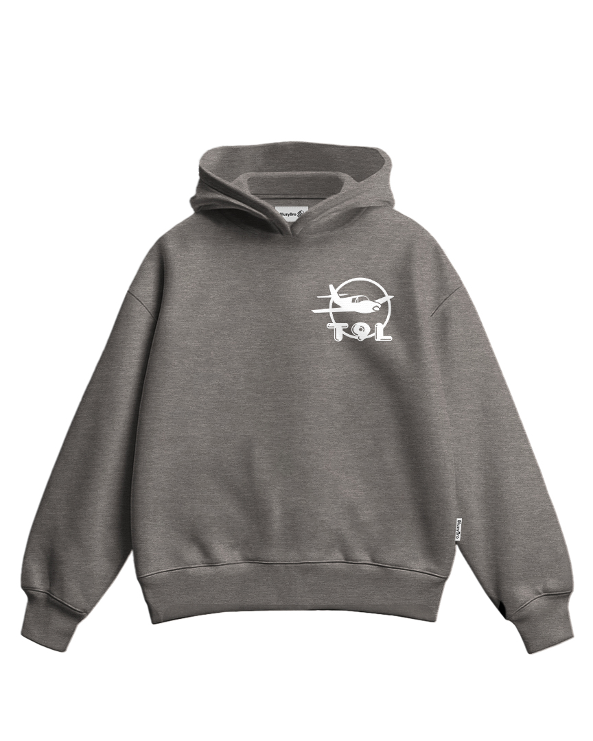 Bluza boxy Technikum lotniczego w Warszawie | wersja minimalistyczna