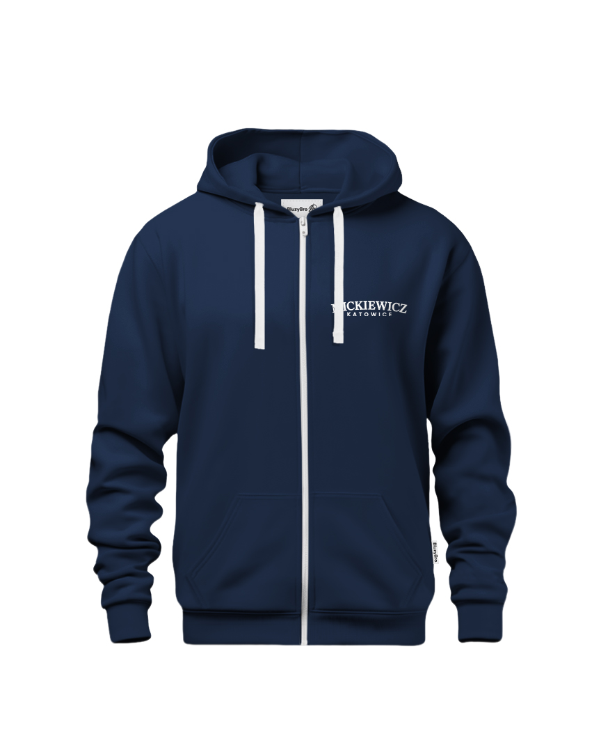 Bluza rozsuwana 3 LO Katowice | Napis logo