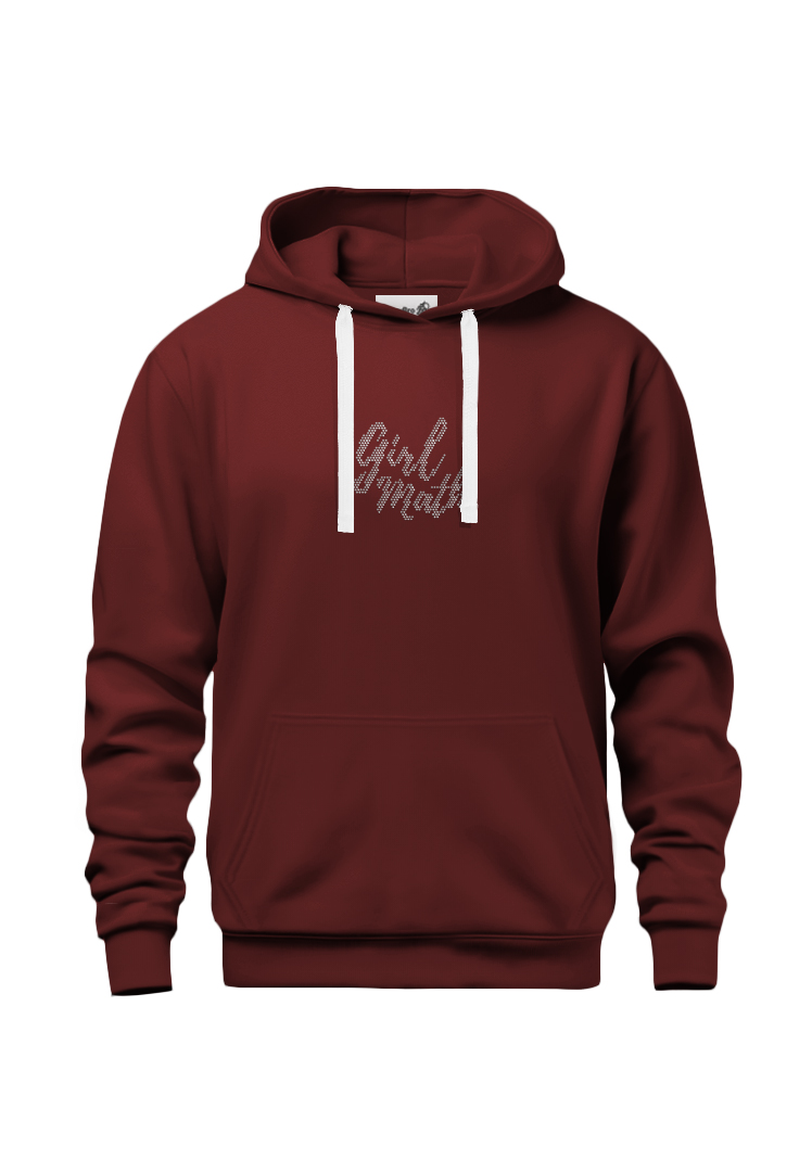Bluza z kapturem MIM UW | Girl Math Kryształki