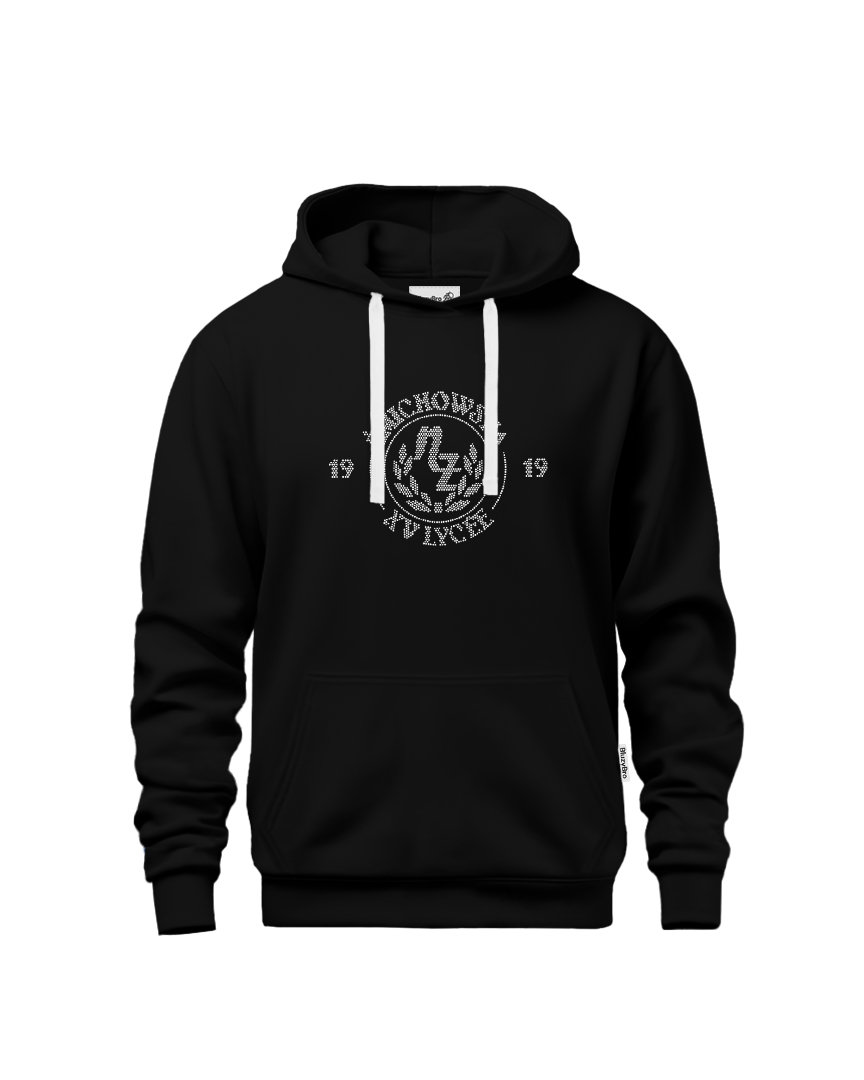 Bluza z kapturem XV LO Warszawa | Kryształki