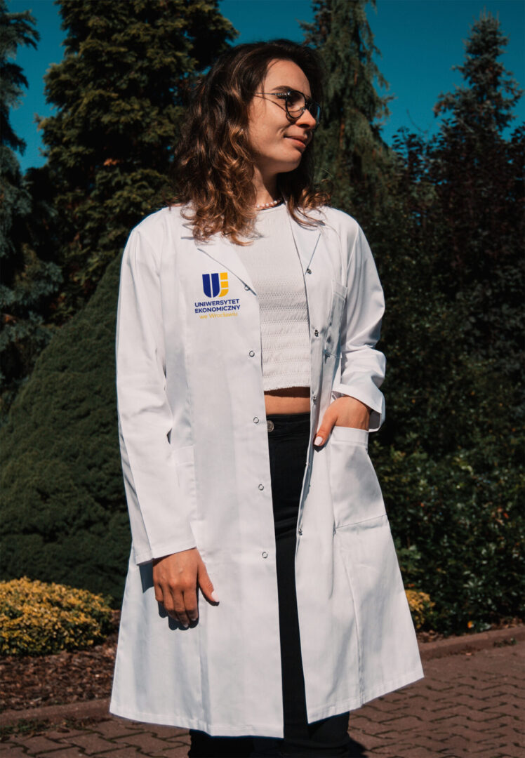 Fartuch laboratoryjny UE Wrocław