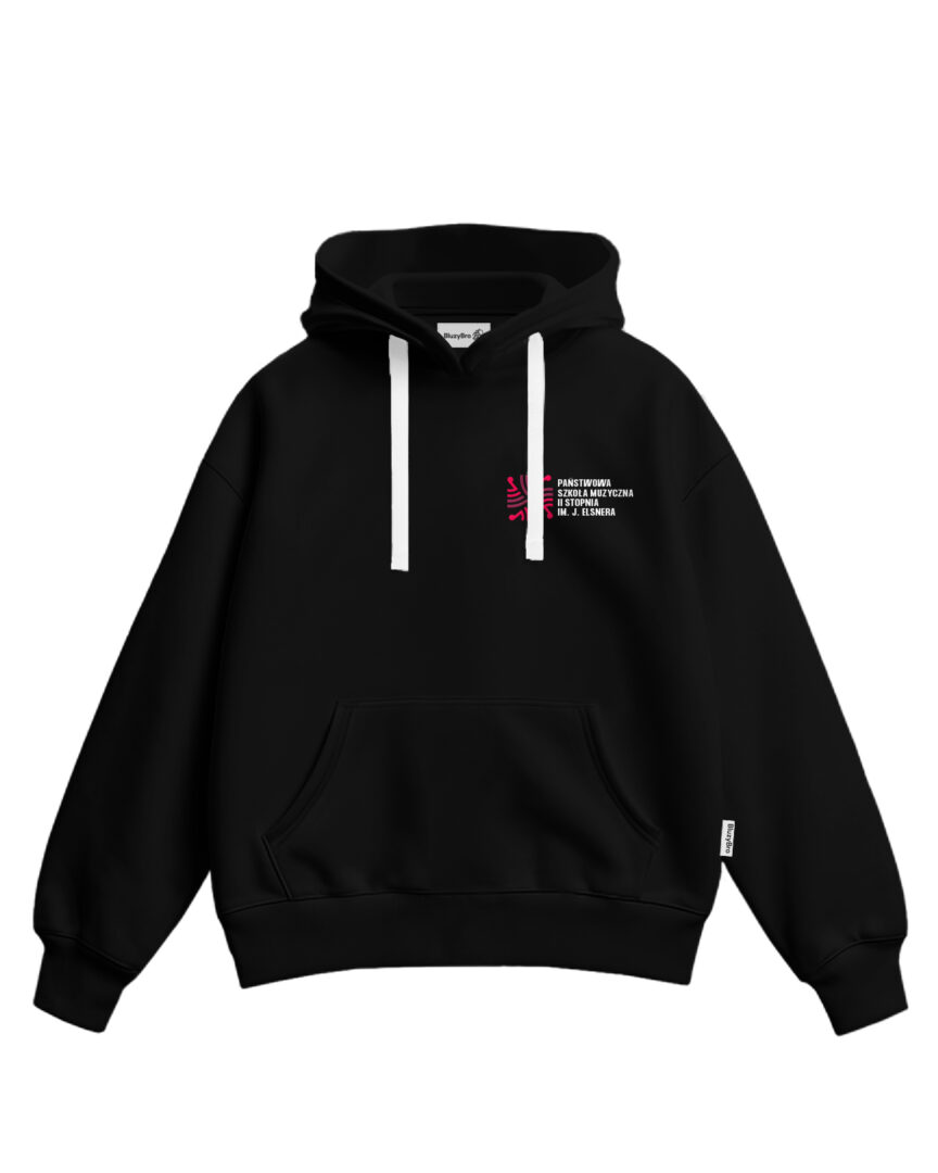 Bluza baggy ZPSM nr 1 Warszawa Elsner | Czarna bluza