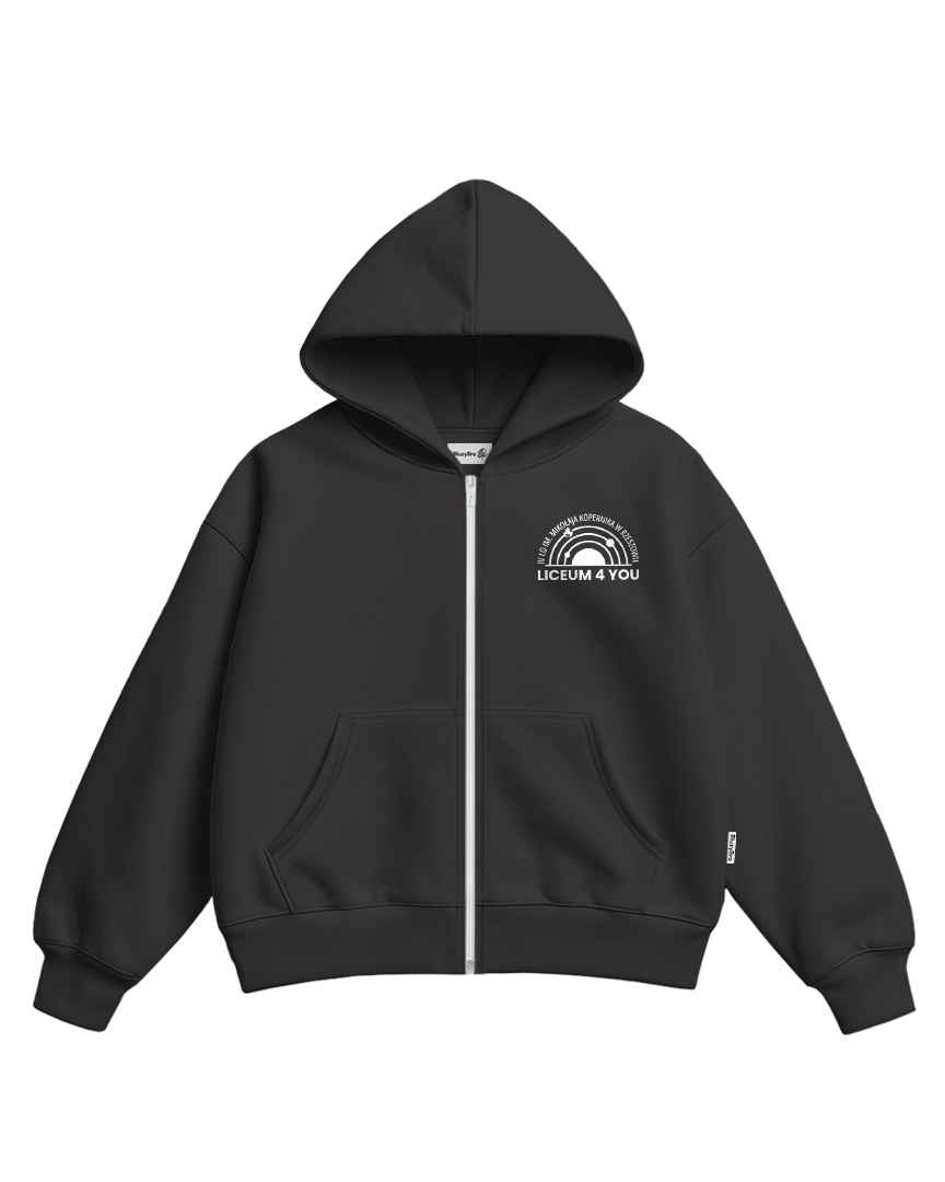 Bluza ultra boxy rozsuwana 4 LO Rzeszów