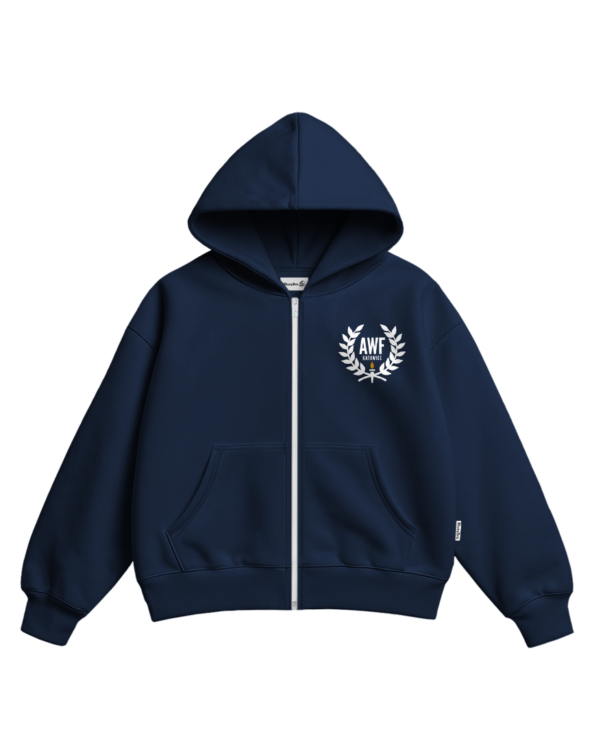 Bluza ultra boxy rozsuwana AWF Katowice