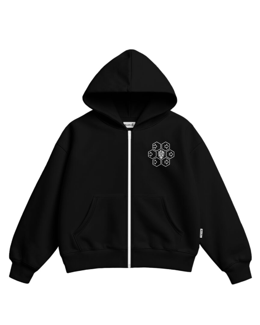 Bluza ultra boxy rozsuwana PW WZ | Sygnet