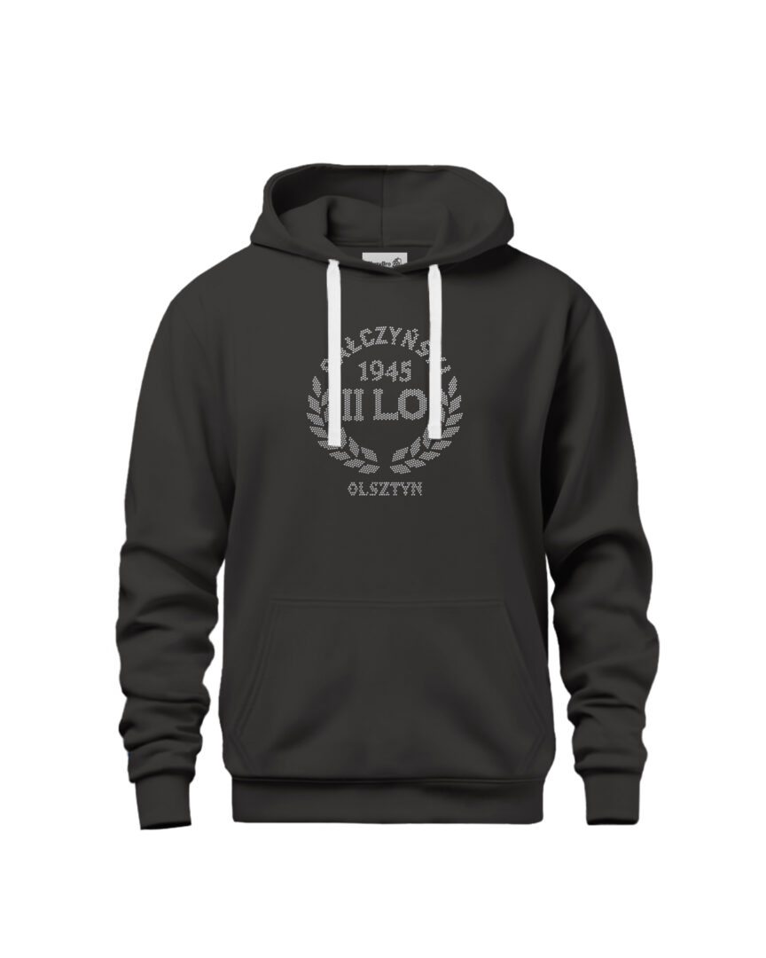 Bluza z kapturem 2 LO Olsztyn | Kryształki