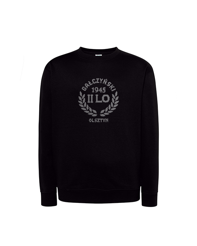 Bluza z kapturem 2 LO Olsztyn | Importowana z kryształkami