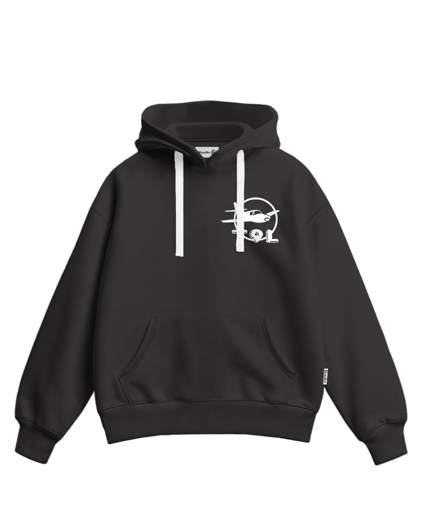 Bluza baggy Technikum lotniczego w Warszawie | wersja minimalistyczna