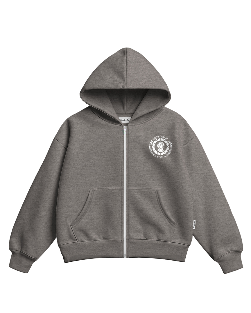 Bluza ultra boxy rozsuwana 3 LO Katowice