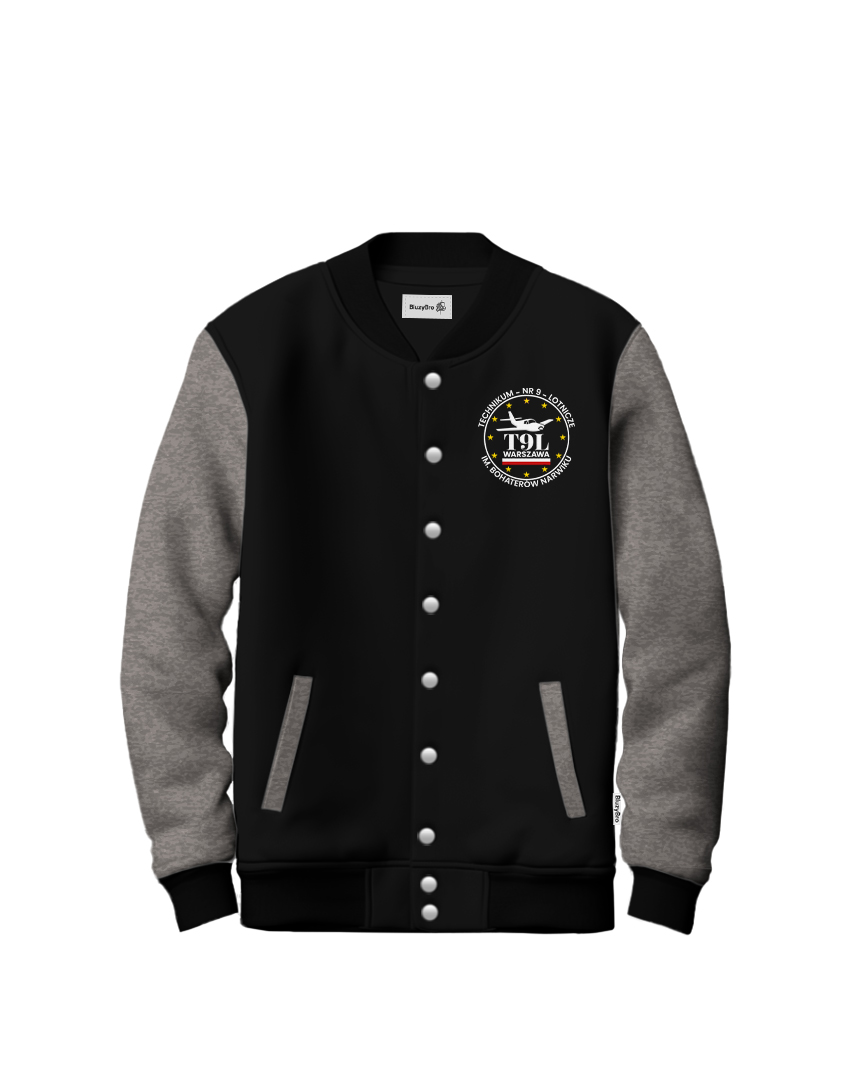 Bluza baseballowa Technikum lotniczego nr 9 w Warszawie