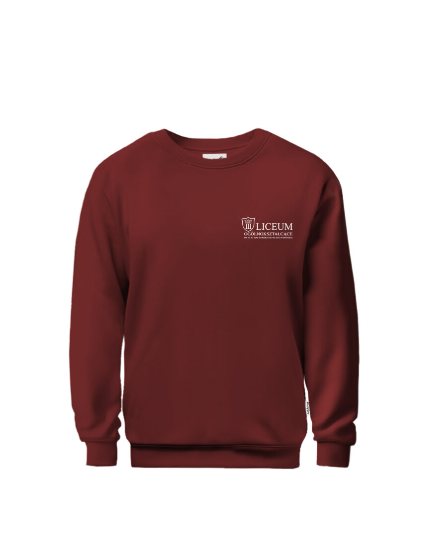 Bluza bez kaptura 3 LO Białystok | Polska