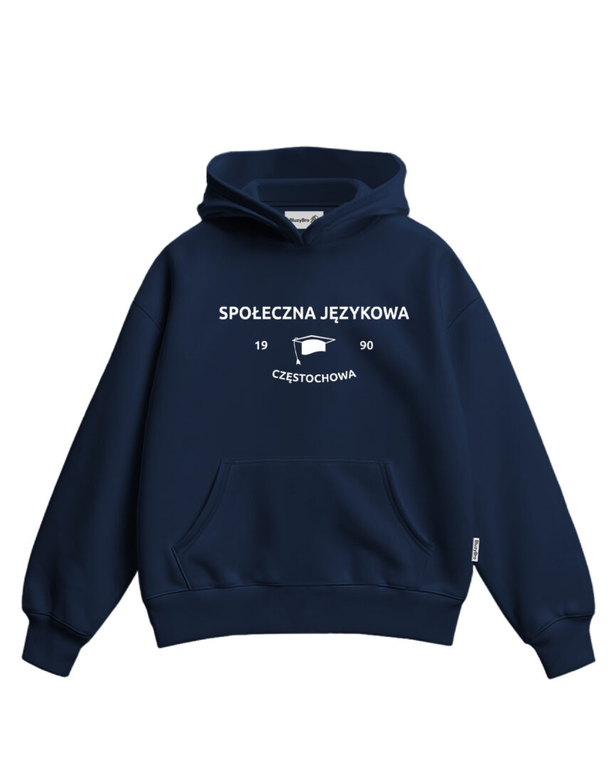 Bluza baggy Społeczna Językowa Szp. 1 | Rozmiary dziecięce