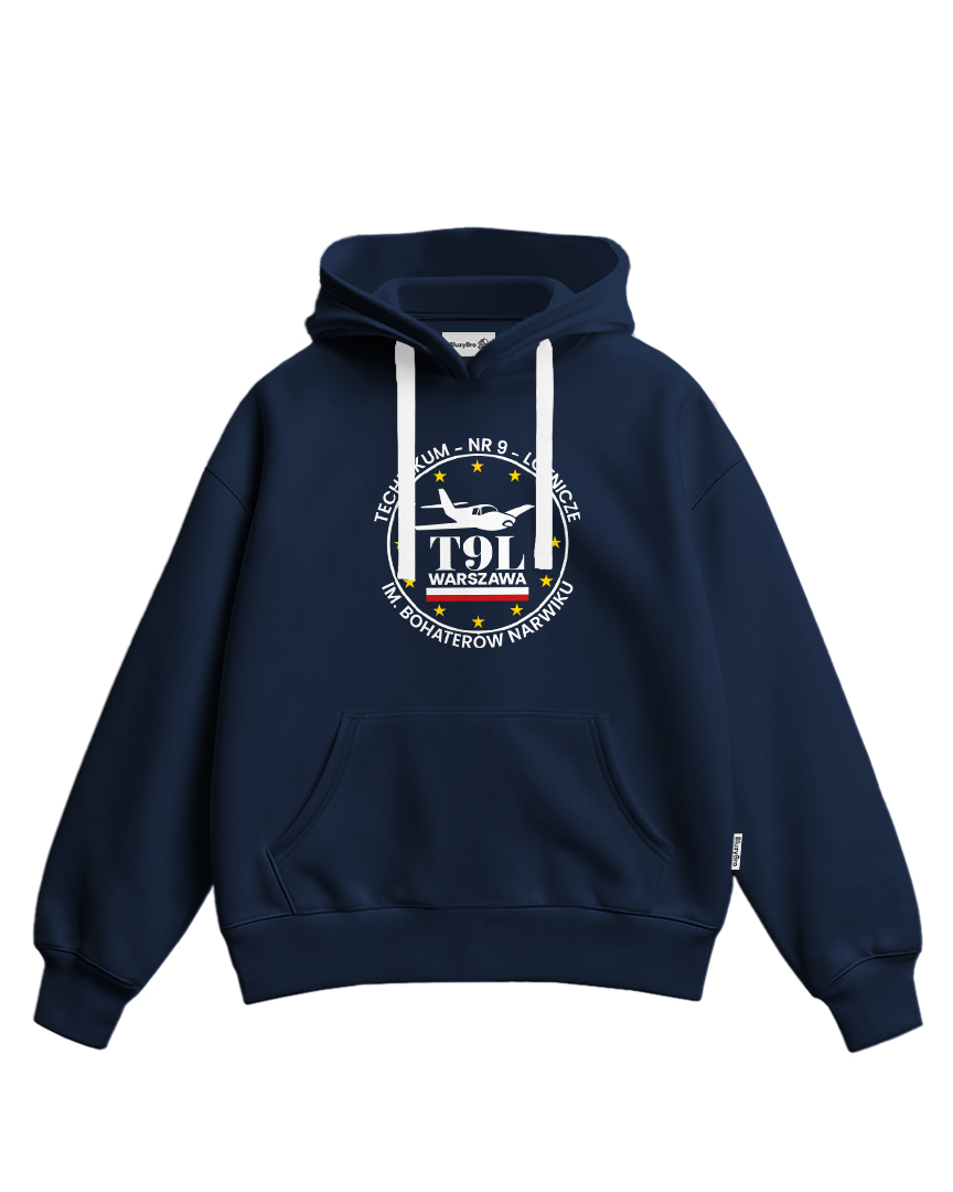 Bluza baggy Technikum Lotniczego nr 9 w Warszawie