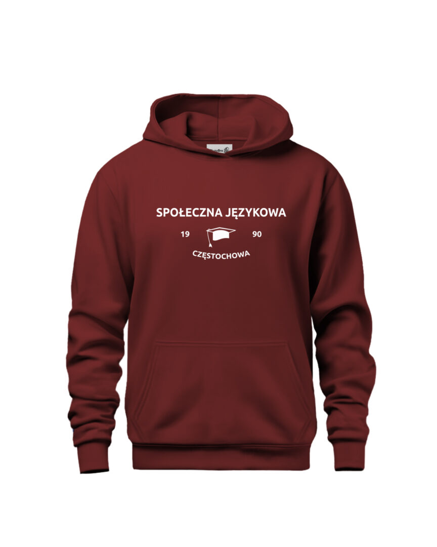 Bluza z kapturem Społeczna Językowa Szp. 1 | Rozmiary dziecięce