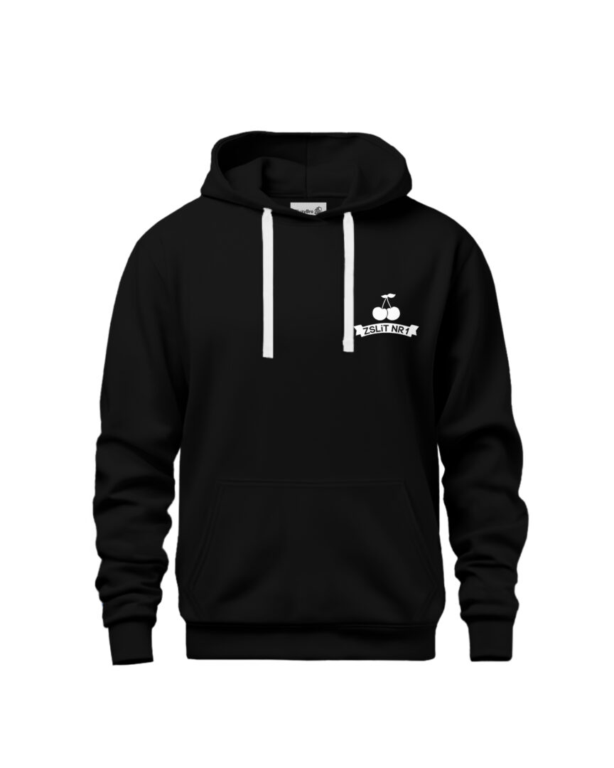 Bluza z kapturem ZSLiT nr 1 Wiśniowa | Małe